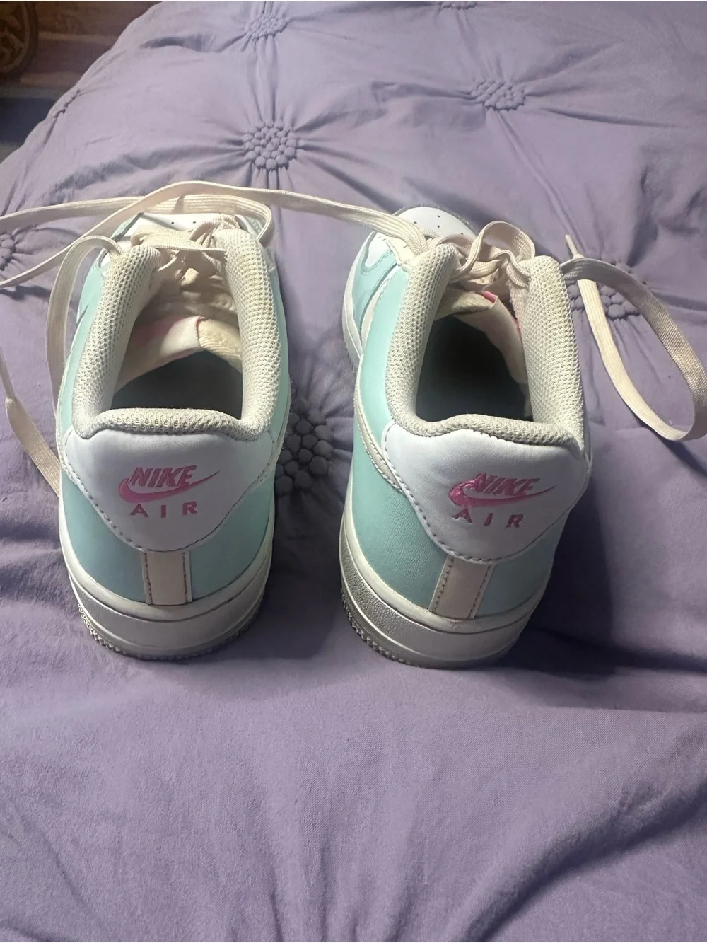 Nike Women’s Mint, Cream & White Low-Top Sneakers